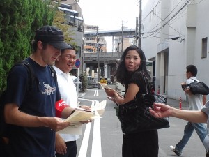 leafleting